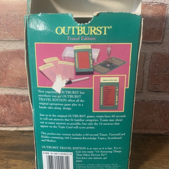 Vintage Board Game Lot OutBurst Travel Edition Channel Surfing Celebrations Game - Picture 9 of 10